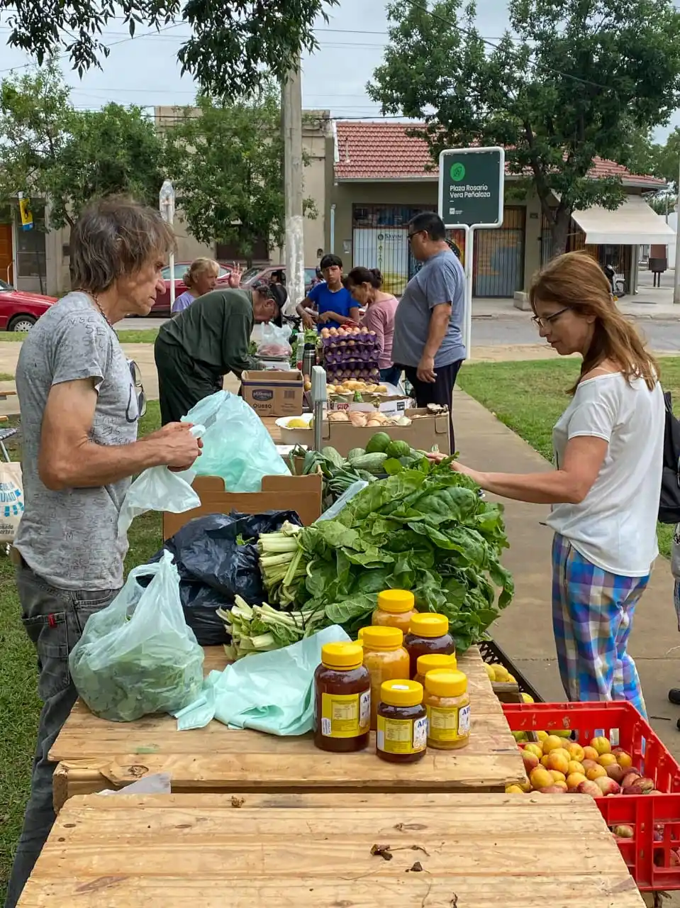 “Huerteros en tu Barrio” despide el 2023 en plaza de la Democracia