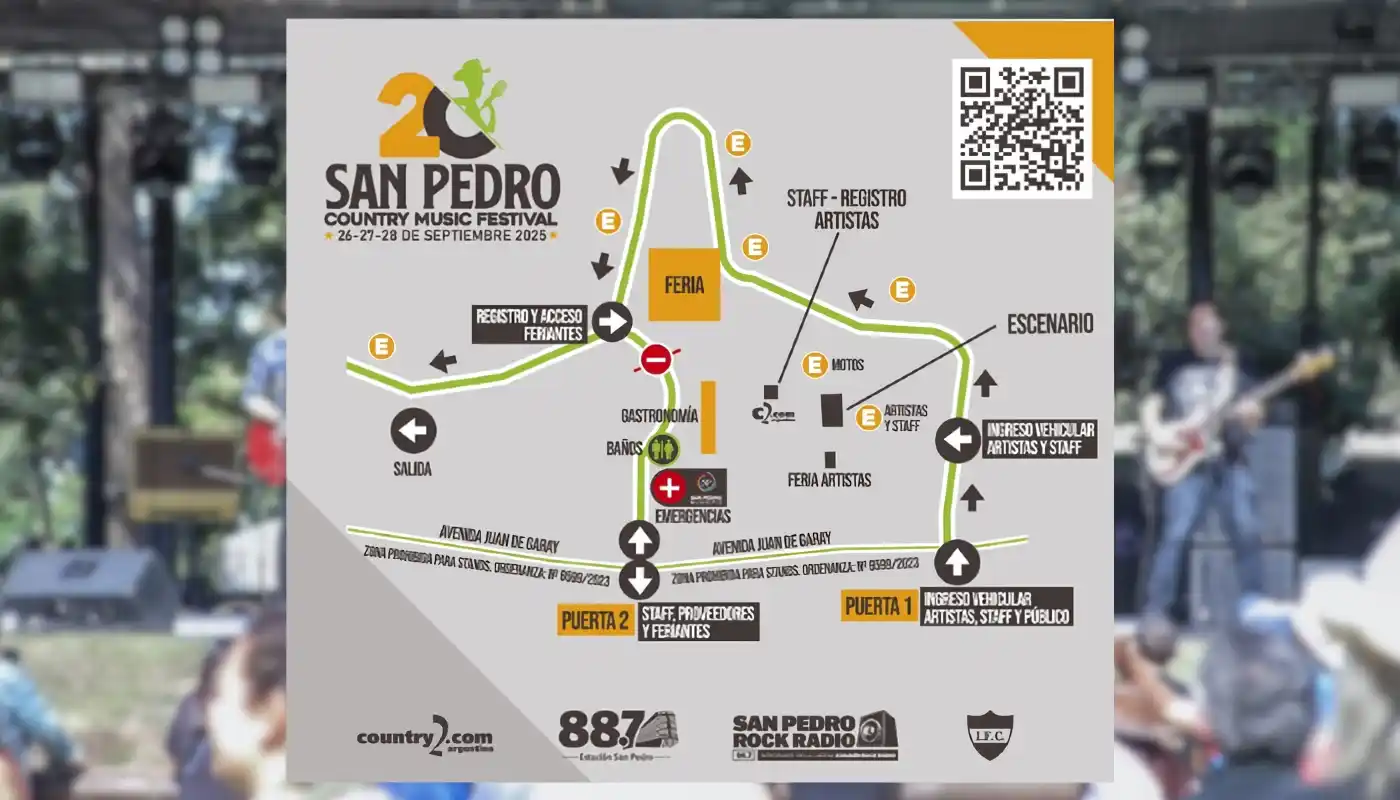 Los organizadores informaron cómo serán funcionarán los accesos durante el evento.