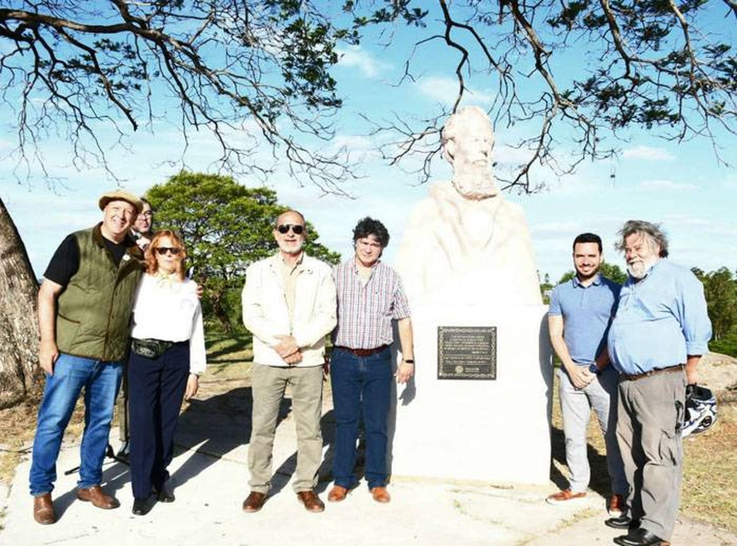 Puesta en valor de la  escultura a José Hernández