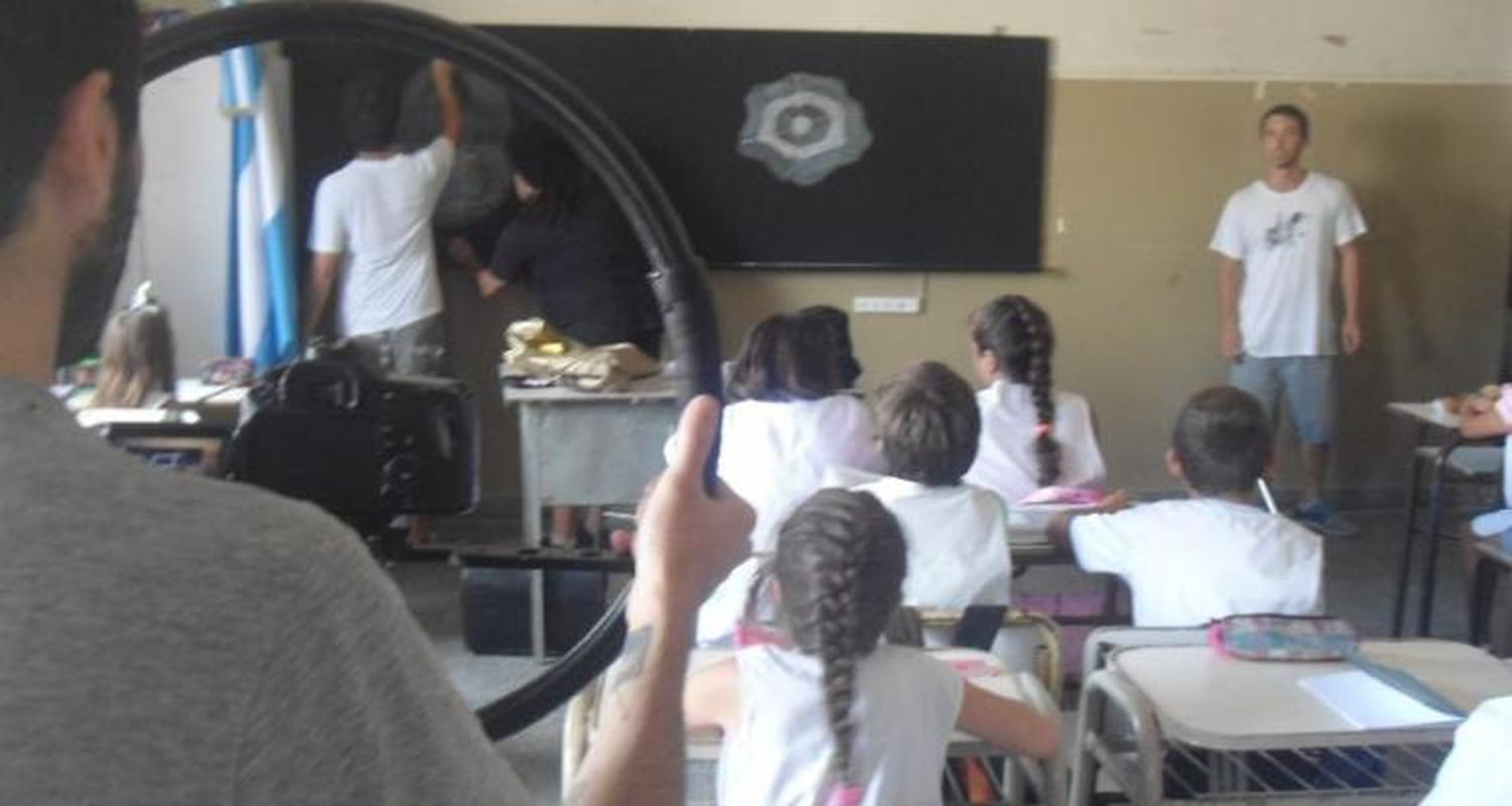 Stagnaro filman cortometraje en la ciudad
