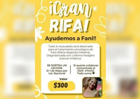 Rifa para ayudar a Fani