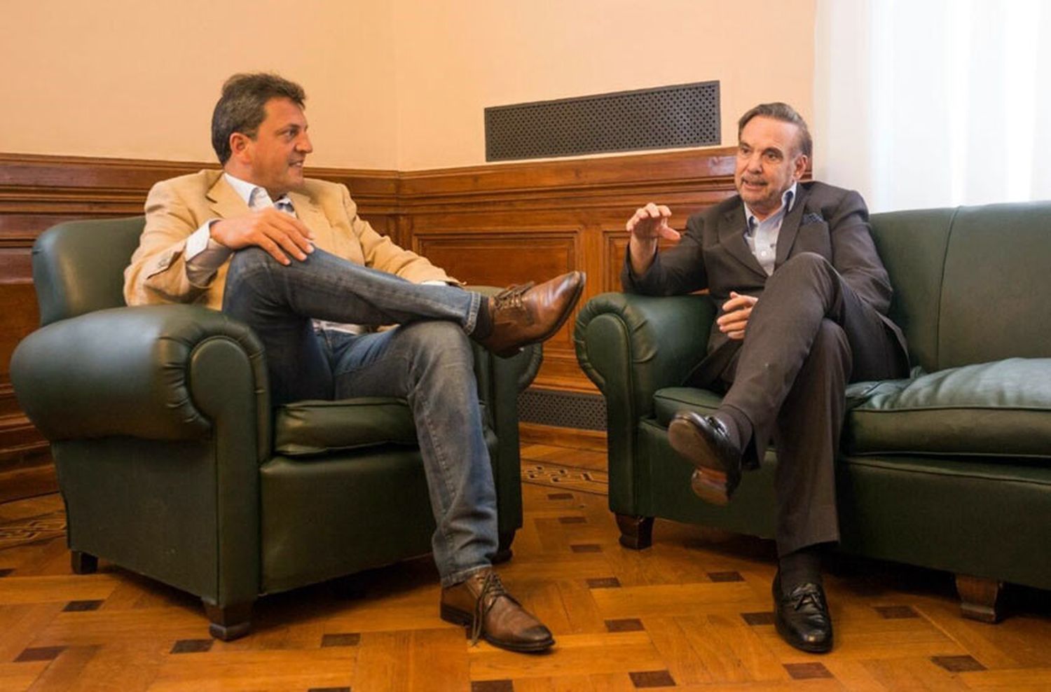 Massa se reunió con Pichetto para hablar sobre «la reconstrucción del peronismo»