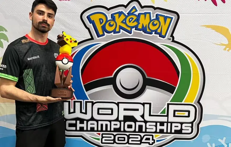 Martín Galderisi quedó tercero en la categoría Pokémon Go del Campeonato Mundial de Pokémon 2024