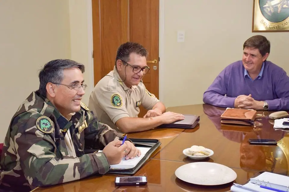 Visita del coordinador de Seguridad Rural Zonal