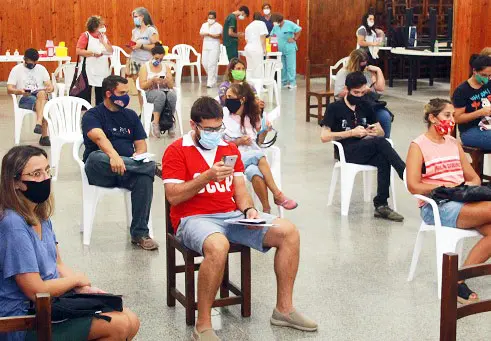 Hay inscriptas 21.823 personas para vacunarse contra el Covid