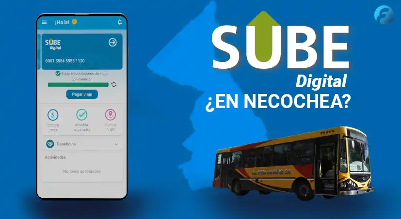 Ya está vigente la SUBE Digital: todo lo que tenés que saber en Necochea