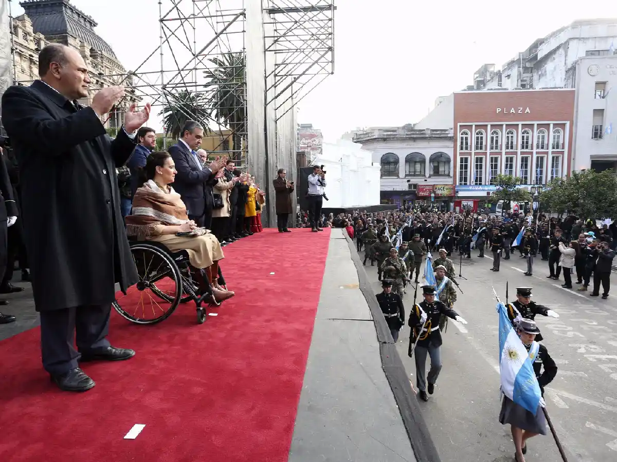 Michetti abrió la celebración del 9 de Julio en la Casa Histórica