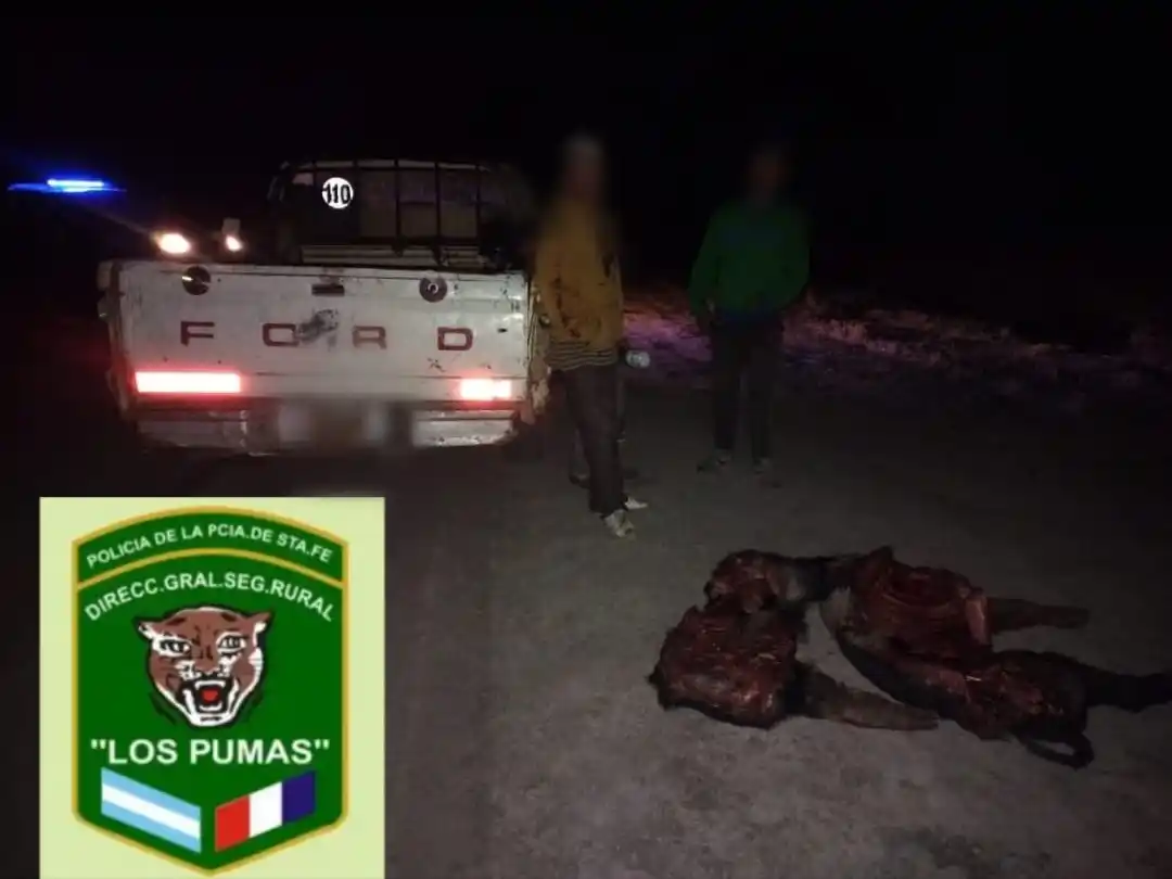 Tres sujetos fueron interceptados cazando sin licencia y en áreas prohibidas