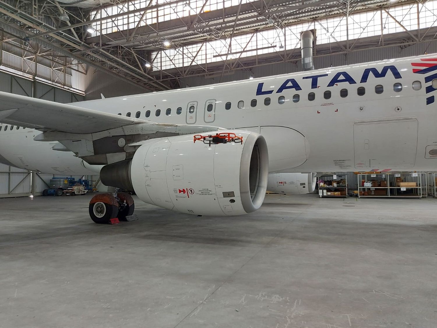 LATAM ampliará la utilización de drones para inspecciones exteriores en su MRO de Chile