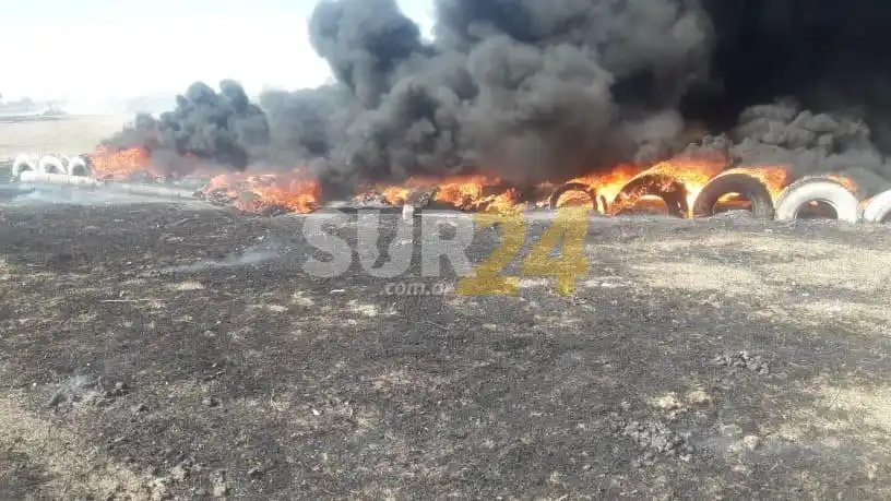 Venado invadida por el humo: Bomberos combatió siete diferentes focos de incendio, en la tarde del lunes