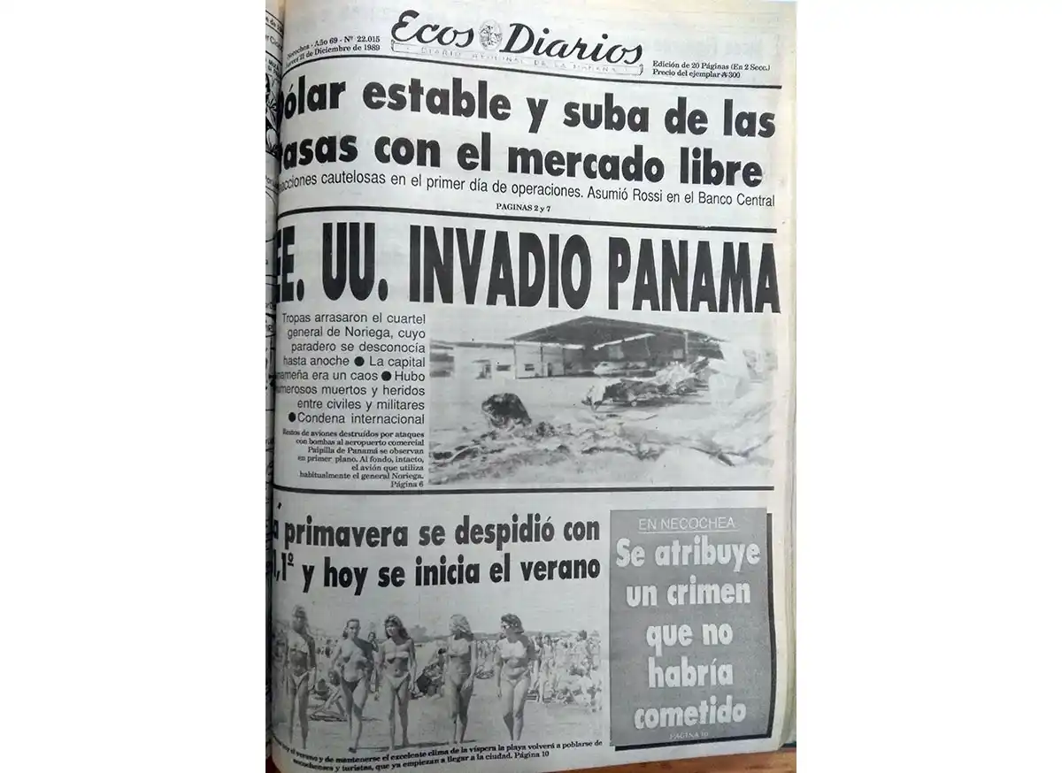 Jueves 21 de diciembre de 1989