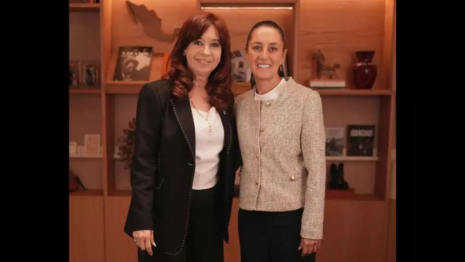 La presidenta de México, Claudia Sheinbaum, expresó su solidaridad con Cristina Kirchner