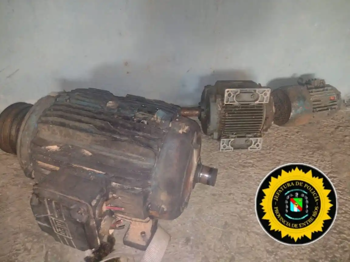 Por denuncia de hurto secuestran tres motores en allanamiento