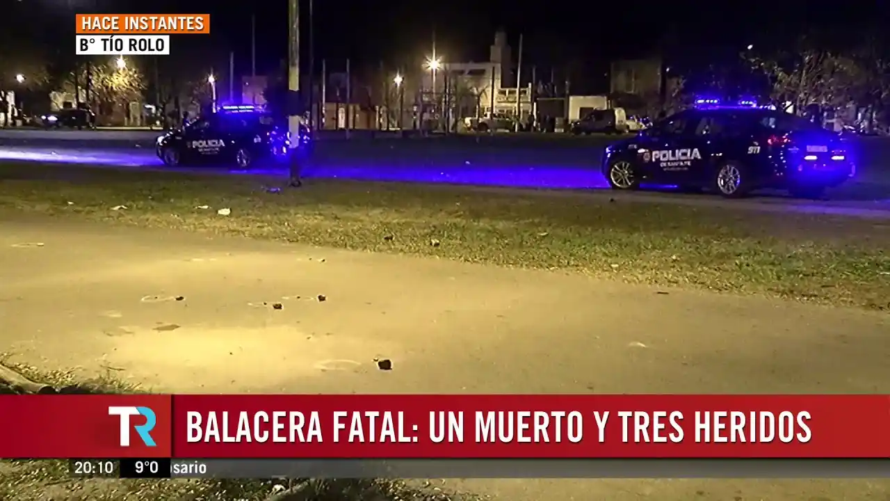 Rosario: feroz balacera en barrio Tío Rolo