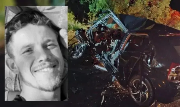Leandro Fernández iba de vacaciones a Brasil.