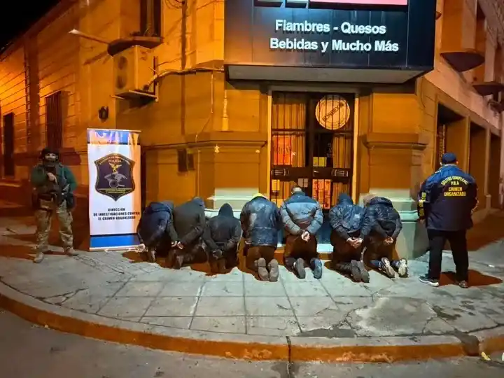 La banda delictiva fue detenida a tiempo