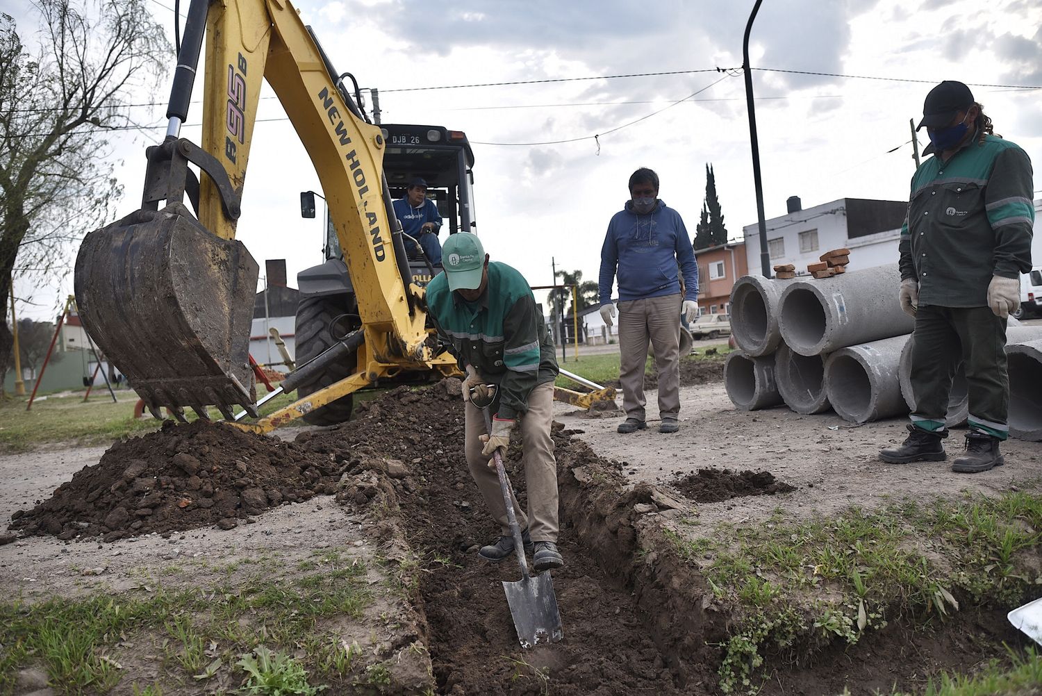 La Municipalidad concreta obras en desagües de Liceo Norte