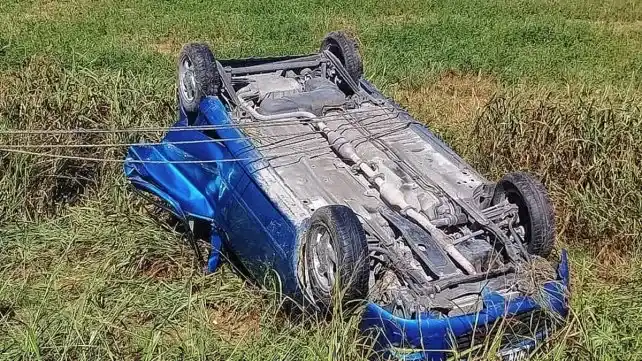 Un muerto en un fatal vuelco