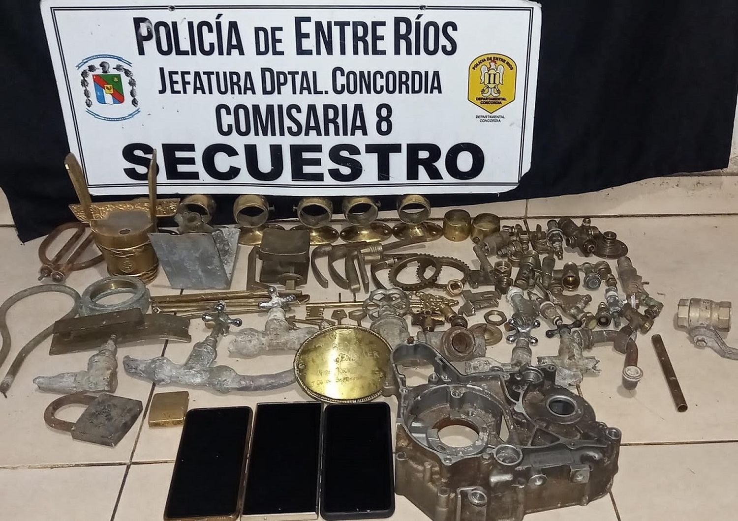 Gran golpe contra el robo y comercialización de metales: allanamientos y secuestros