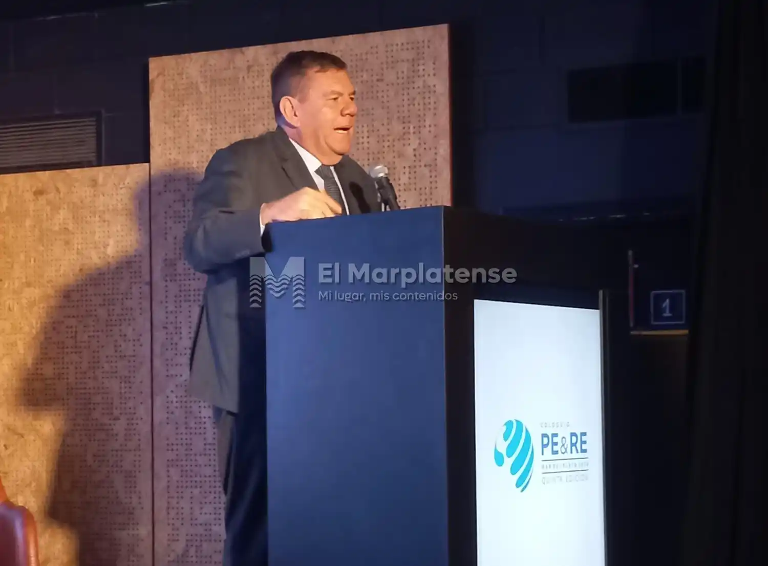 El Intendente brindó un discurso en donde indicó cómo se encuentra la ciudad en términos productivos y en el sector de la construcción.