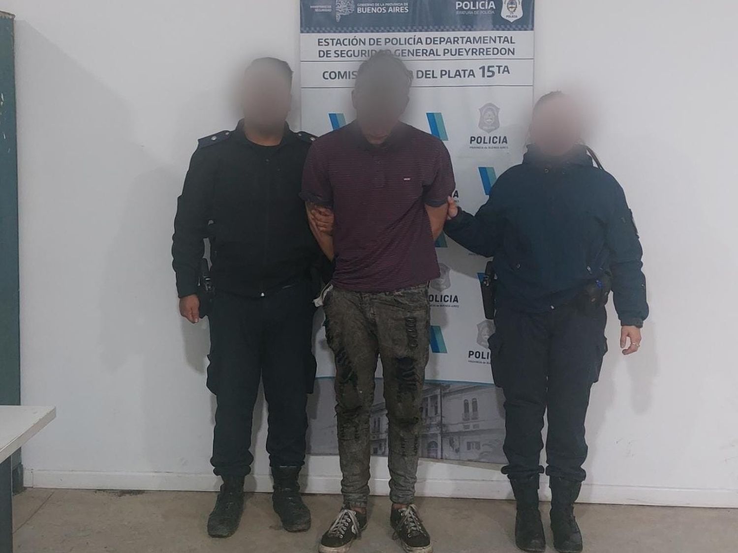 El cruce ocurrió el lunes y hoy allanaron la vivienda del agresor, donde encontraron marihuana.