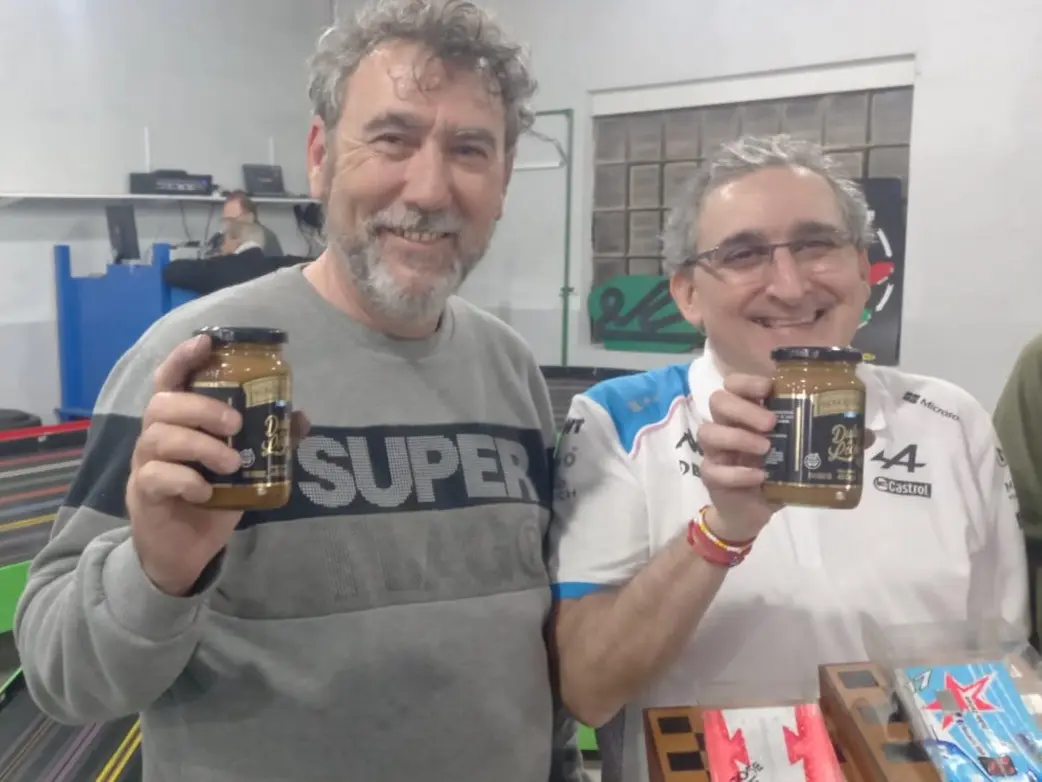 Zenón, Foti y Scanarotti, el podio en Cañada Rosquin. Foto:Prensa Automodelismo