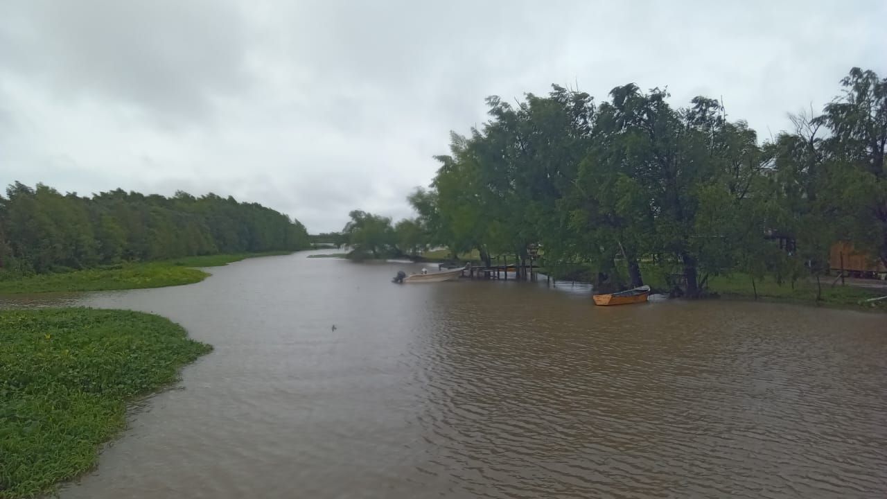 Creciente: recorren la zona de islas para relevar la situación