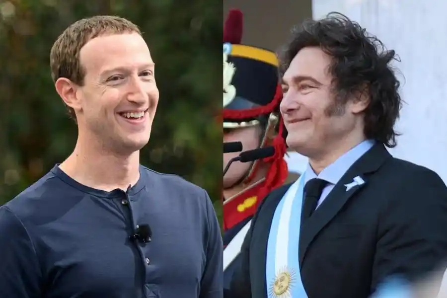Milei se reúne este jueves con el CEO de Meta, Mark Zuckerberg
