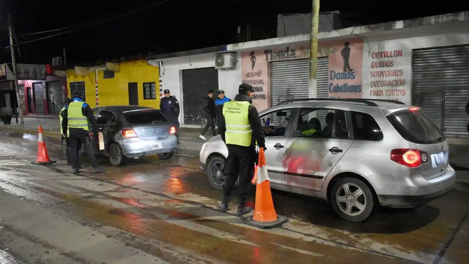 Los controles se hicieron en varios puntos del distrito.