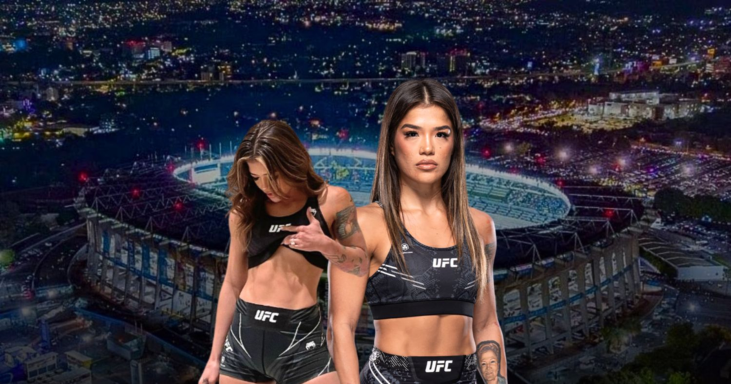 La luchadora de UFC Tracy Cortez se lleva todas las miradas en el estadio Azteca