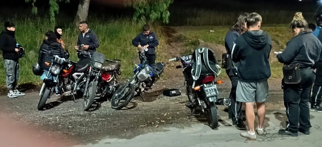 Operativo de control de tránsito en Tandil.