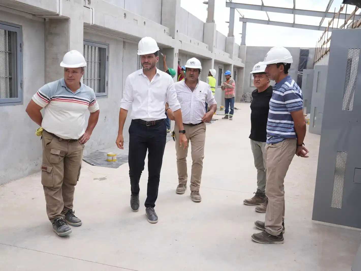 El gobernador evaluó los trabajos que se desarrollan en Piñero.