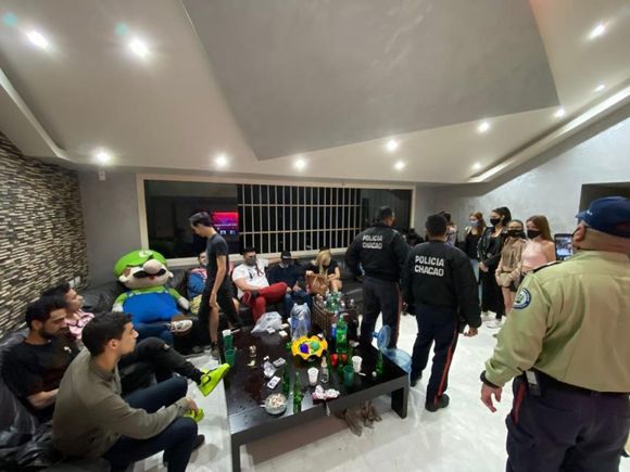 Casa por cárcel para los 22 jóvenes involucrados en la coronaparty de Altamira