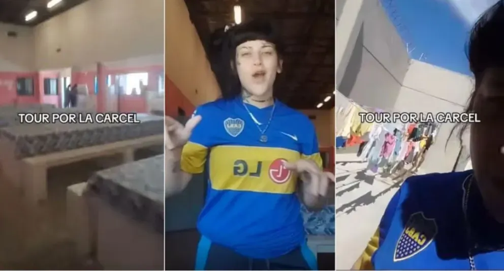 VIDEO | Una presa hizo un "tour por la cárcel" y causó indignación en las redes