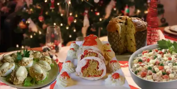 ¿Dónde se producen los alimentos que consumimos en navidad?