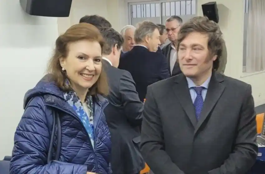 Diana Mondino y Javier Milei