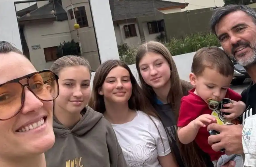 La familia Cubero-Viciconte pasearon por San Pedro durante el fin de semana pasado.