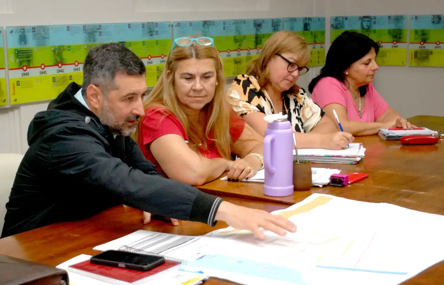 Reunión. El secretario de Gobierno, Jorge Martínez, se refirió a la operativo de seguridad