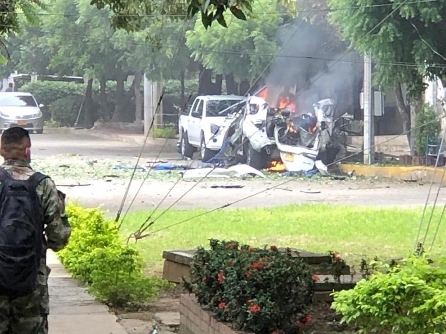 Atentado terrorista del ELN en Arauca