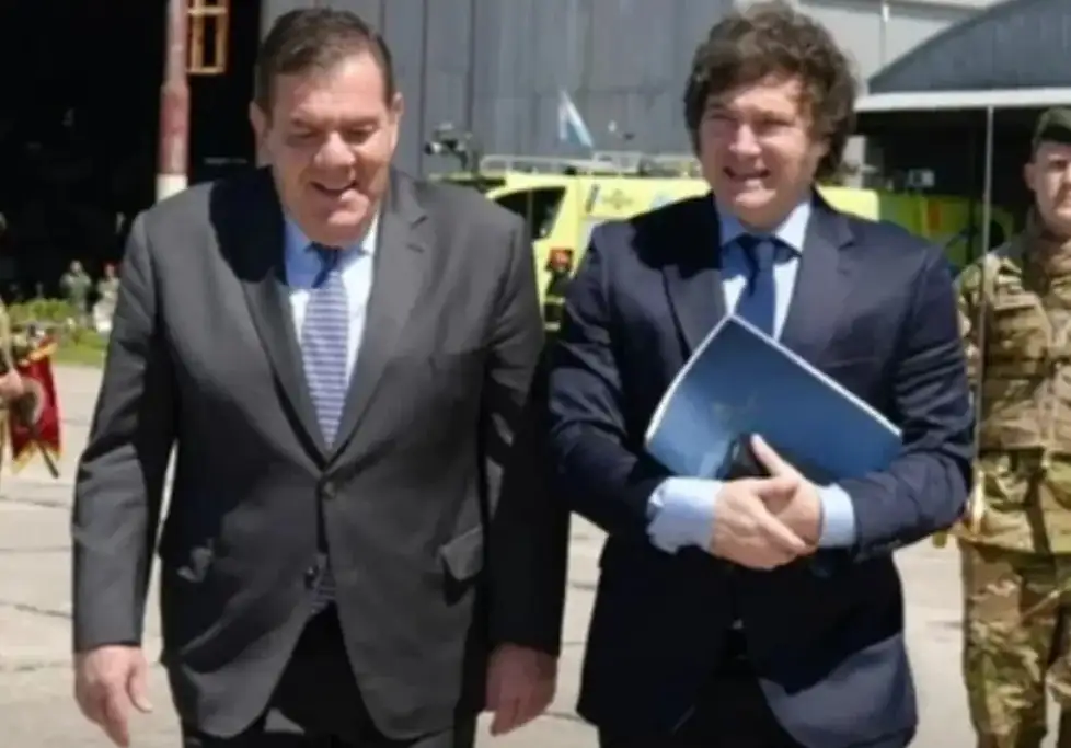 Guillermo Montenegro y Javier Milei