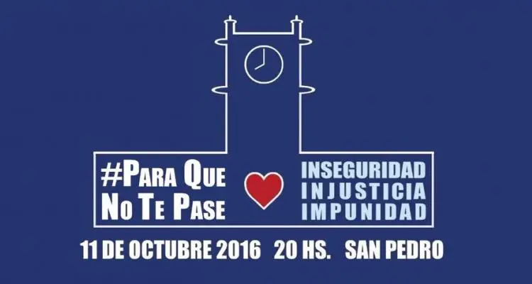 #ParaQueNoTePase: Marcha para pedir seguridad, justicia y basta de impunidad