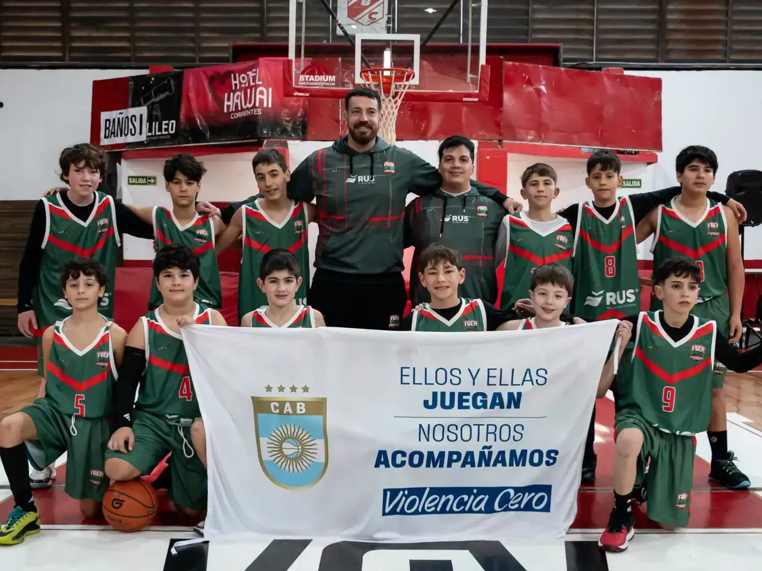 Cuatro jugadores de la ADBG integraron la Selección de Entre Ríos U11 en el Argentino de Federaciones