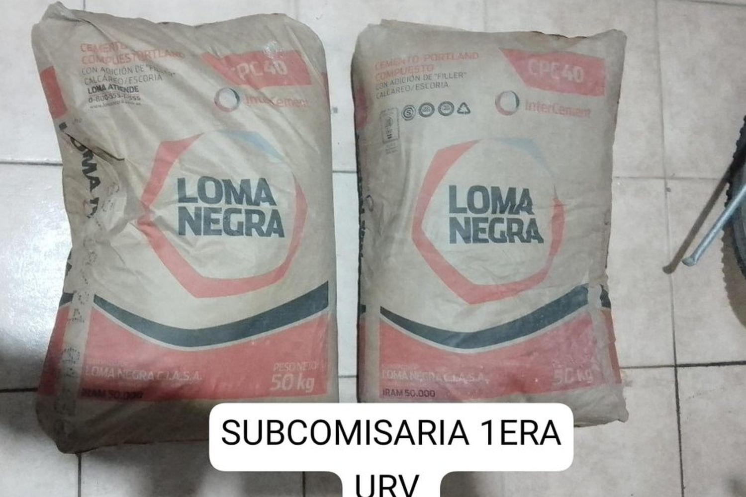 Lo vieron llevándose dos bolsas de cemento y lo denunciaron a través de Ojos en Alerta: lo atraparon