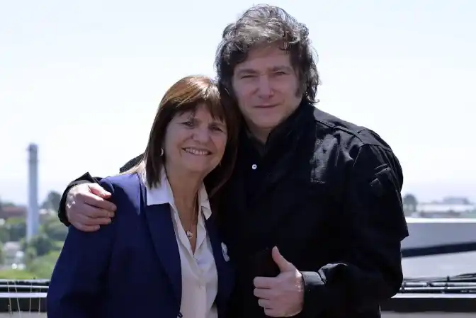 Javier Milei respalda a Patricia Bullrich