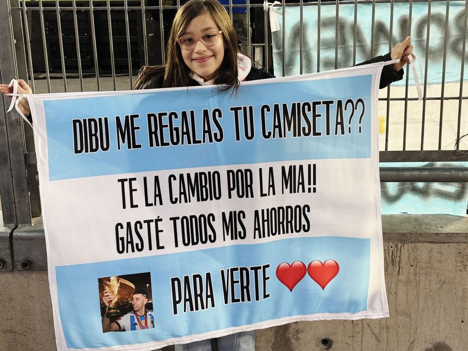 ¡Angelina salió en las redes de TyC Sports!