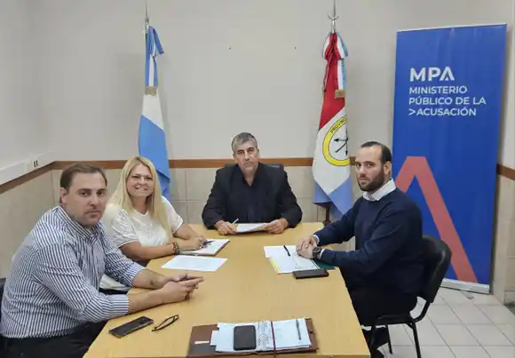 El fiscal regional Carlos Vottero se reunió nuevamente con la intendenta de Ceres