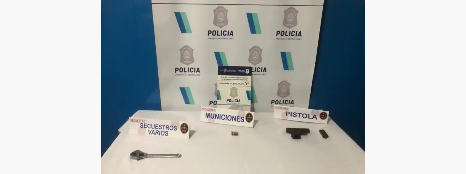 Intentaron robar con una pistola y una llave francesa