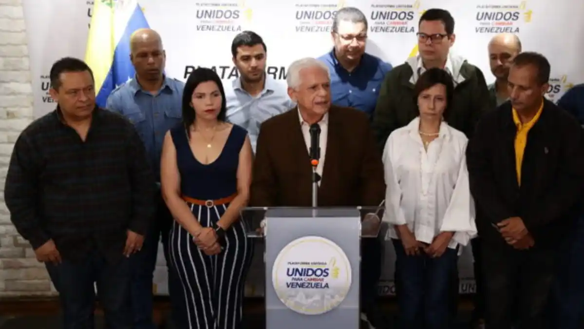 Plataforma Unitaria rechaza uso de desinformación por parte de alto mando de la FANB para hacer campaña electoral