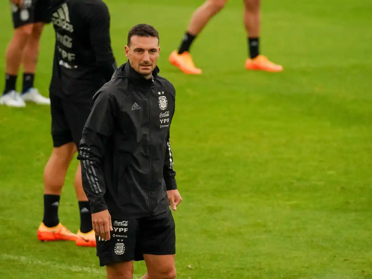 Scaloni, “muy preocupado” por el partido con Brasil 