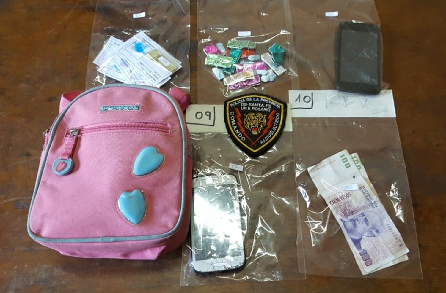 Una pareja detenida con droga